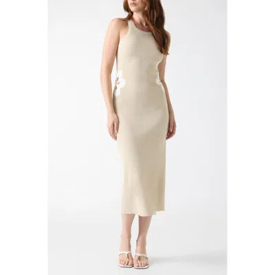 Guess Laurie Lurex Midi Dress In Brown