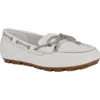 Guess Lavonta Boat Shoe In White