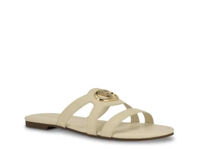 Guess Layora Sandal In Animal Print