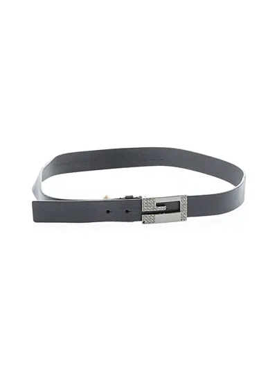 Pre-owned Guess Leather Belt In Black
