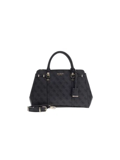 Guess Leona Shoulder Bag In Black