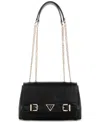 Guess Levante Convertible Crossbody Flap In Black