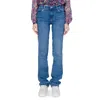 Guess Light Blue Organic Cotton Jeans & Pant In Light Blue
