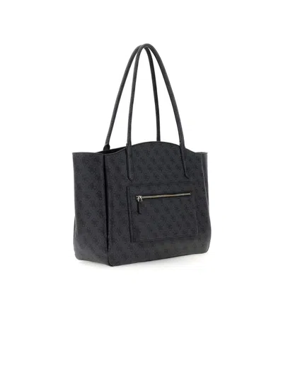 Guess Lindsey Tote Bag In Red
