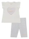 Guess Baby Girls Legging Set In White