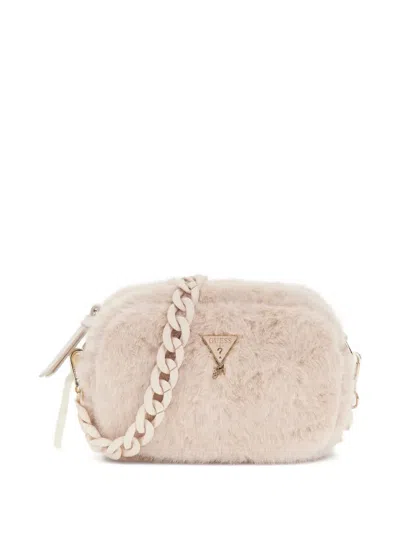 Guess Kids' Logo Chain Bag In Neutral