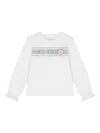 Guess Logo-detail Long-sleeved T-shirt In White