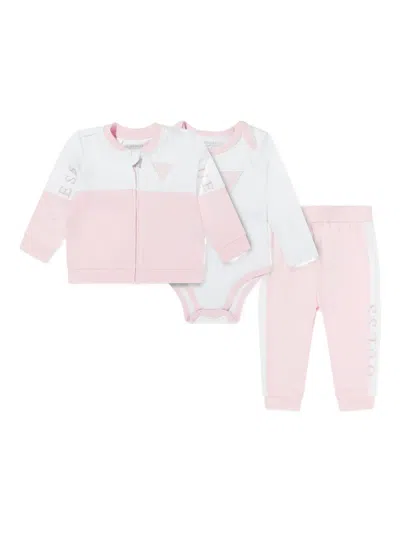 GUESS LOGO-DETAIL TRACKSUIT (SET OF THREE)