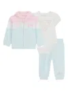 Guess Baby Girls Tracksuit Set In Blue