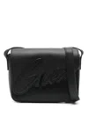 Guess Logo-embossed Bag In Black
