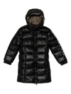 Guess Logo Padded Coat In Black
