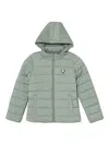 Guess Logo Padded Jacket In Green