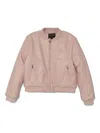 Guess Logo-patch Bomber Jacket In Pink