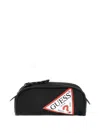 Guess Logo-plaque Case In Black