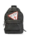Guess Logo-print Backpack In Black