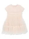 Guess Logo-print Dress In Pink