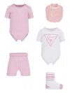 Guess Logo-print Shorts Set (set Of Three)