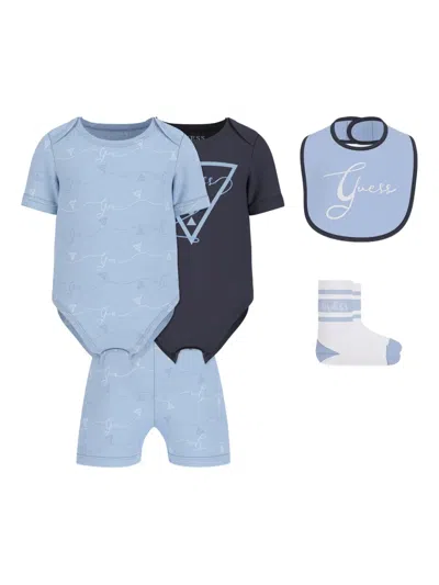 Guess Babies' Logo-print Shorts Set (set Of Three)