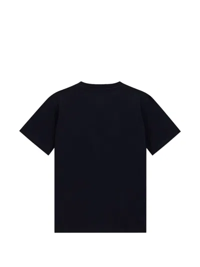 Guess Kids' Logo-print T-shirt In Black
