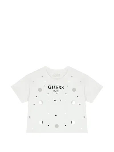 Guess Logo-print T-shirt In White