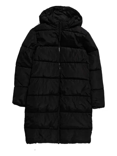 Guess Kids' Logo Puffer Jacket In Black