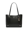 Guess Logo Shoulder Bag In Black