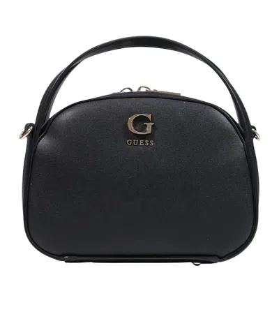 Guess Logo Shoulder Bag In Black