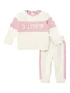 Guess Baby Girls Logo Tracksuit In Multi