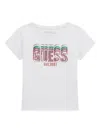 Guess Logo T-shirt In Weiss
