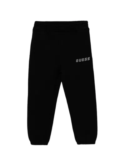 Guess Kids' Logo Trousers In Black