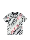 Guess Logo-pattern T-shirt In Multi