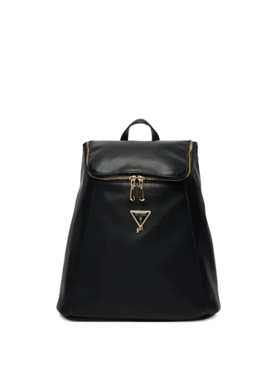 Guess Logo-plaque Backpack In Pattern