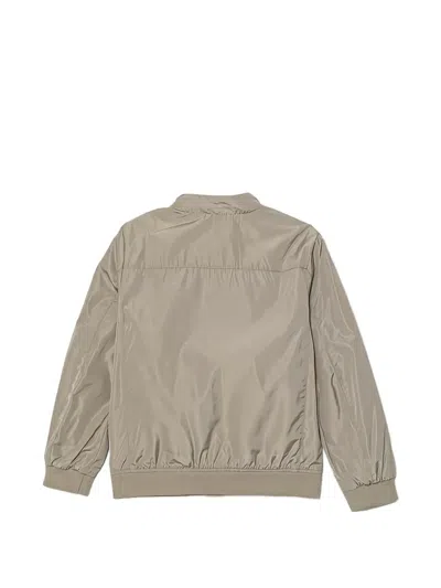 Guess Kids' Logo-plaque Jacket In Neutral