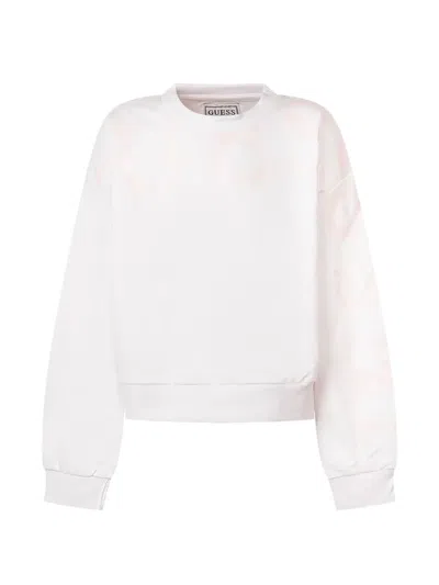 Guess Kids' Logo-print Tracksuits In Pink