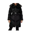 Guess Long Down Jacket In Black