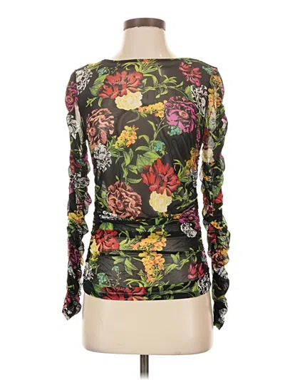 Pre-owned Guess Long Sleeve Blouse In Black
