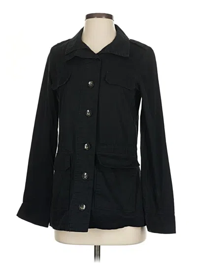 Pre-owned Guess Long Sleeve Button Down Shirt In Black