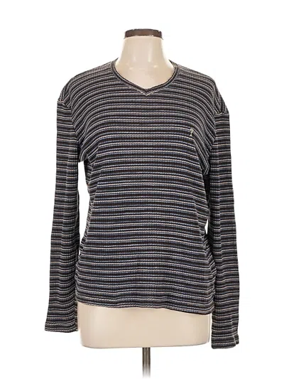 Pre-owned Guess Long Sleeve T-shirt In Gray