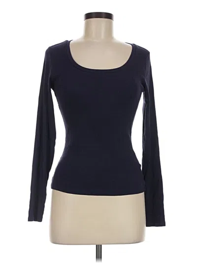 Pre-owned Guess Long Sleeve T-shirt In Blue