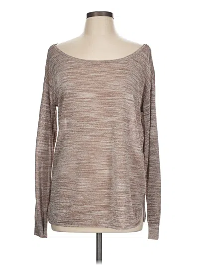 Pre-owned Guess Long Sleeve T-shirt In Brown