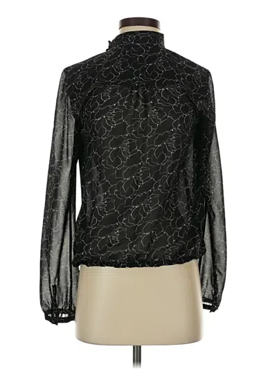 Pre-owned Guess Long Sleeve Turtleneck In Black