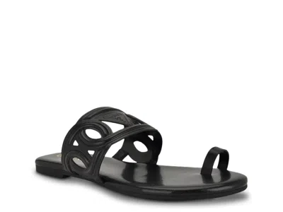 Guess Loons Slide Sandal In Black