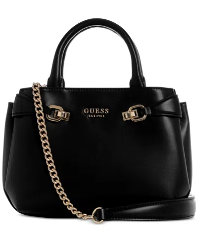 Guess Lorelei Mini Satchel Bag In Black
