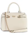 Guess Lorelei Mini Satchel Bag In Bone