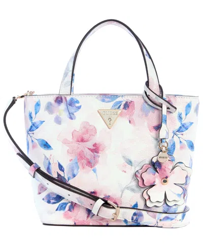 Guess Lucci Small Top Zip Tote Bag In Multi