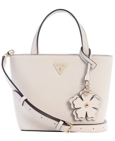 Guess Lucci Small Top Zip Tote Bag In Neutral