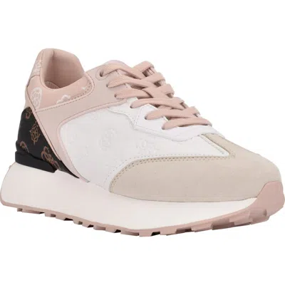 Guess Luchia Sneaker In Brown