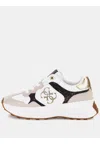 Guess Luckei Sneakers In Bianco