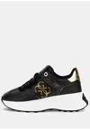 Guess Luckei Sneakers In Nero