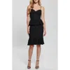 Guess Lulu Lace Sleeveless Dress In Jet Black